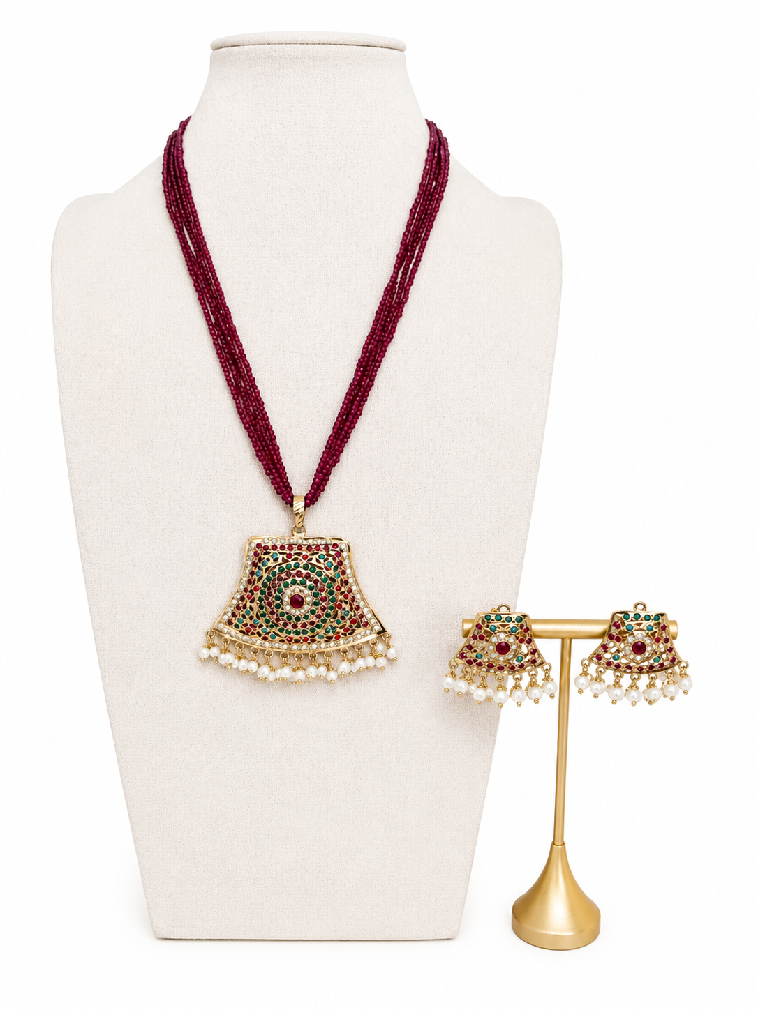 Ruby Jadau set