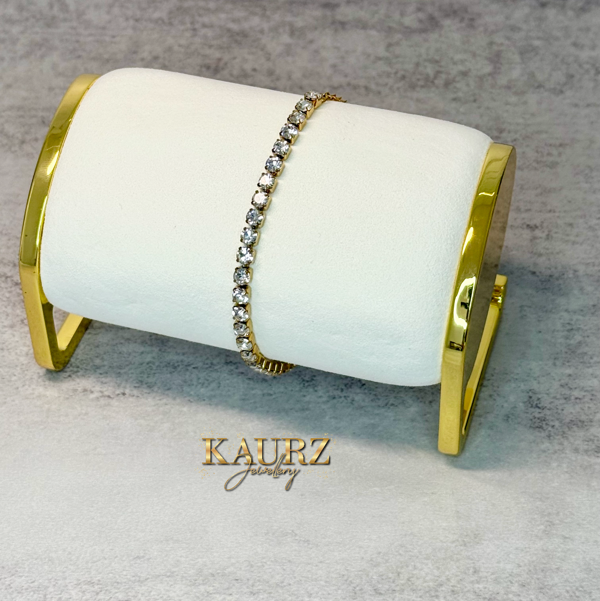 Gold Tennis bracelet