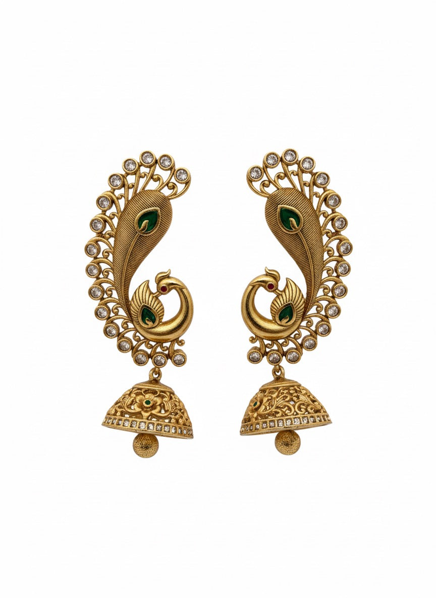 Golden Jagruti Earcuffs