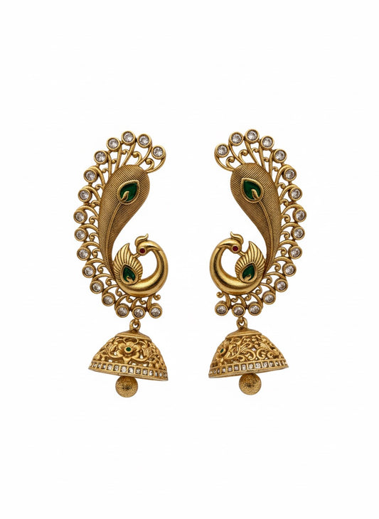 Golden Jagruti Earcuffs