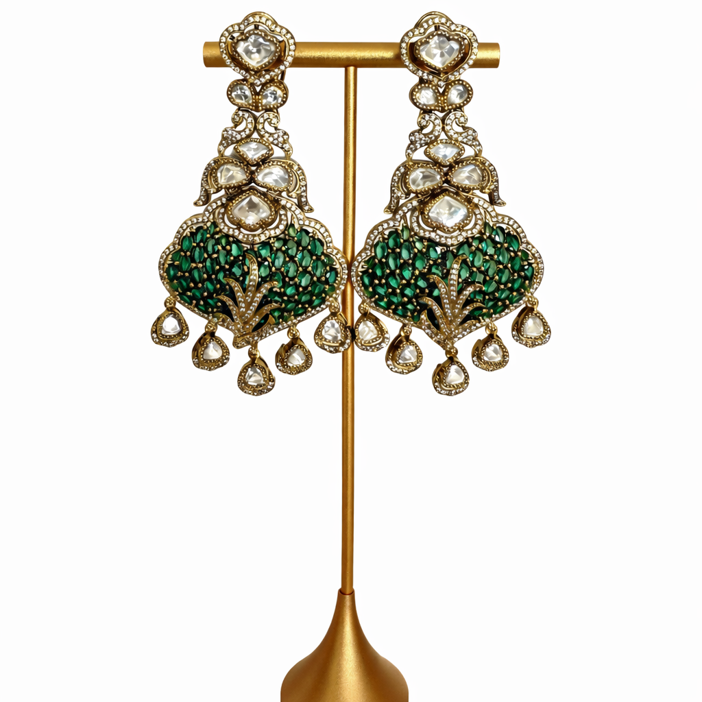 Imperial Emerald Drop Earrings