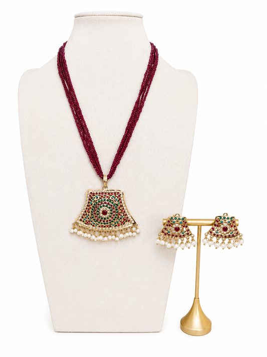 Ruby Jadau set