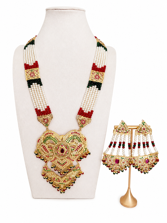 Phulkari Haar set