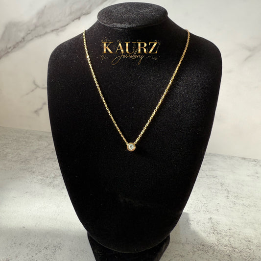 Round Pendant Necklace